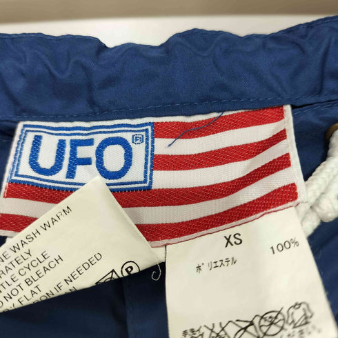 UFO 00s Y2K バギーナイロンショーツ 裾ドローコード レディース XS