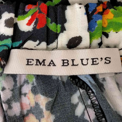 EMA BLUE'S フラワーマキシ丈スカート レディース 38