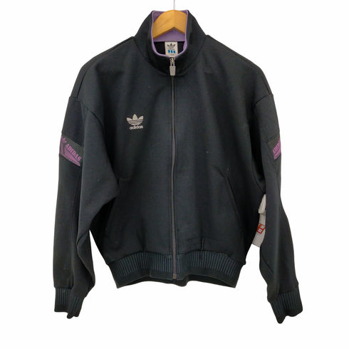 アディダスオリジナルス adidas Originals 80S~90S デサント 袖トレフォイルロゴトラックトップ ジャージ メンズ import:L