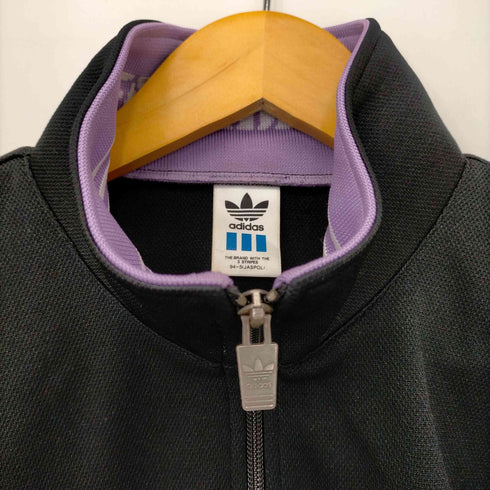 アディダスオリジナルス adidas Originals 80S~90S デサント 袖トレフォイルロゴトラックトップ ジャージ メンズ import:L