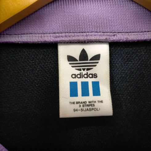 アディダスオリジナルス adidas Originals 80S~90S デサント 袖トレフォイルロゴトラックトップ ジャージ メンズ import:L