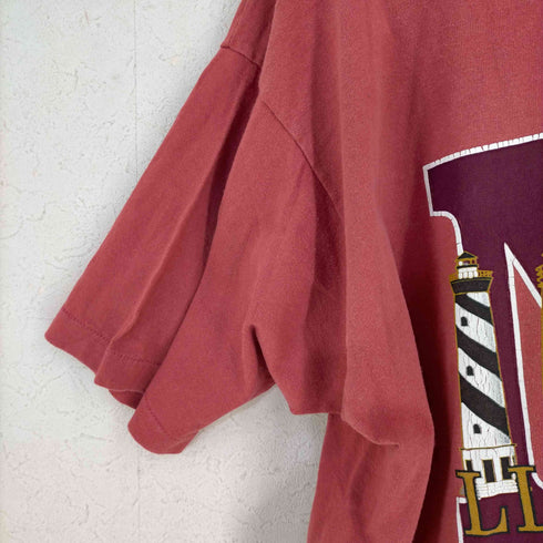 フルーツオブザルーム FRUIT OF THE LOOM USA製 1995コピーライト LEVY LIGHTHOUSES 灯台 クルーネックTシャツ メンズ import:XXL