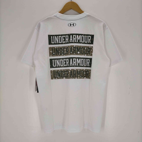 アンダーアーマー UNDER ARMOUR フロントワンポイントバックプリントT メンズ import:M