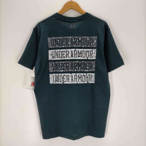 アンダーアーマー UNDER ARMOUR フロントワンポイントバックプリントT メンズ import:M
