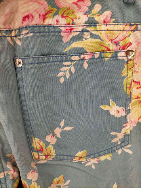 ラルフローレン RALPH LAUREN 花柄コットンストレートパンツ レディース 10