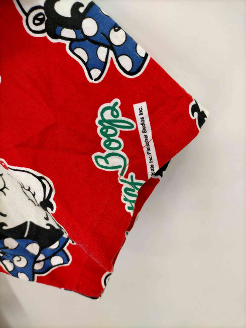 ベティー BETTY BOOP 80S~90S 総柄コットンパジャマシャツ メンズ