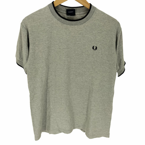フレッドペリー FRED PERRY 90S ヒットユニオン製 ロゴ 刺繍 S/S Tシャツ 裾シングル メンズ JPN:M