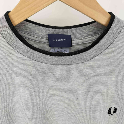 フレッドペリー FRED PERRY 90S ヒットユニオン製 ロゴ 刺繍 S/S Tシャツ 裾シングル メンズ JPN:M