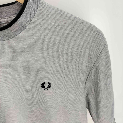 フレッドペリー FRED PERRY 90S ヒットユニオン製 ロゴ 刺繍 S/S Tシャツ 裾シングル メンズ JPN:M