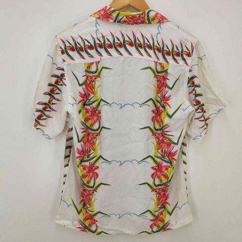 KILAUEA ハワイ製 花柄 レーヨンアロハシャツ メンズ import:XS