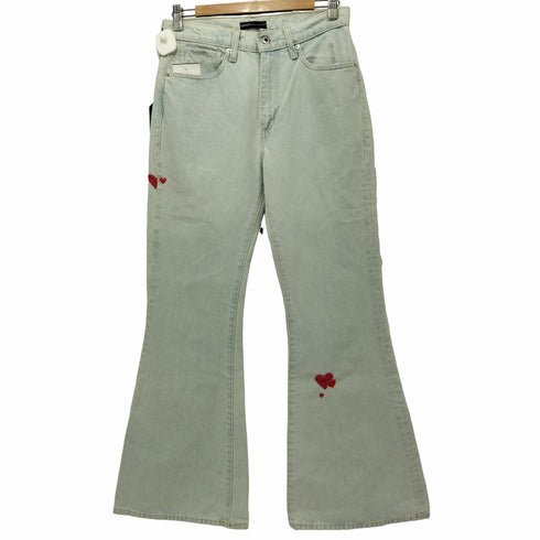 リーバイス Levis HIGH RISE FLARE ハート刺繍フレアデニムパンツ メンズ 27