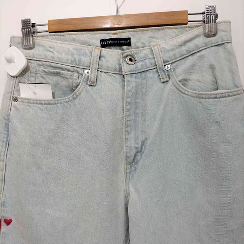 リーバイス Levis HIGH RISE FLARE ハート刺繍フレアデニムパンツ メンズ 27