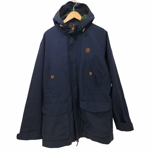 フレッドペリー FRED PERRY 裏地ブラックウォッチ ナイロンマウンテンパーカ メンズ M