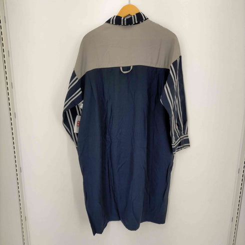 KUSO パネル切替シャツワンピース レディース import:M