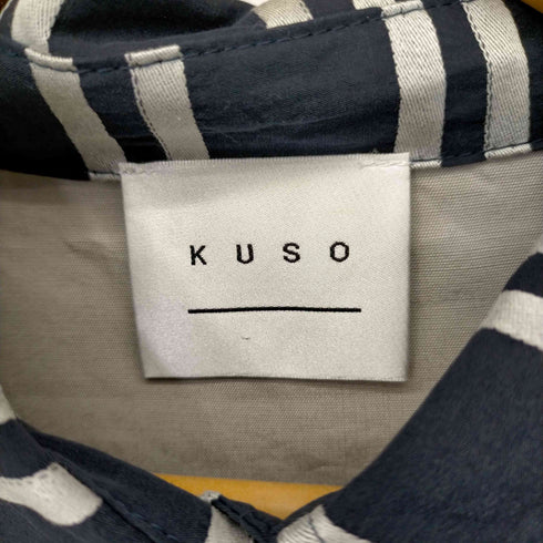 KUSO パネル切替シャツワンピース レディース import:M