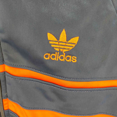 アディダスオリジナルス adidas Originals 80S USA製 トラックジャケット トレフォイルロゴ刺繍 メンズ import:M