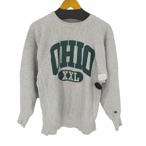 チャンピオン Champion 90S メキシコ製 REVERSE WEAVE OHIO XXL プリントスウェット メンズ import:L
