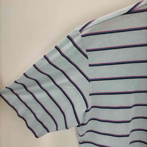 シュミーズ ラコステ CHEMISE LACOSTE ボーダーポケットワンポイント刺繍ポロシャツ レディース