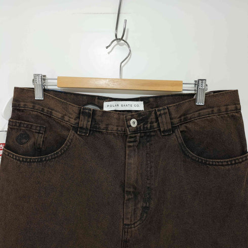 ポーラースケートカンパニー POLAR SKATE CO. 2024SS Big Boy brown black バギーデニム メンズ JPN:M