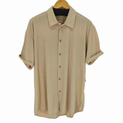 MARANTA コーデュロイ半袖シャツ 楊柳 メンズ import:XL
