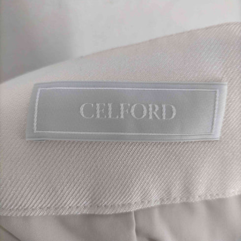 セルフォード CELFORD 24SS ハイウエストツイルワイドパンツ レディース JPN:36