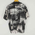 リーバイス Levis 開襟半袖シャツ アロハ モノクロ メンズ import:M