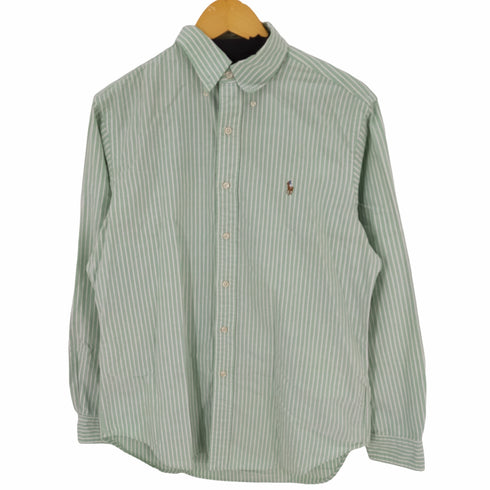ポロバイラルフローレン Polo by RALPH LAUREN CLASSIC FIT L/Sストライプシャツ ポニー刺繍 メンズ import:M
