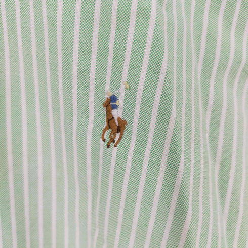 ポロバイラルフローレン Polo by RALPH LAUREN CLASSIC FIT L/Sストライプシャツ ポニー刺繍 メンズ import:M