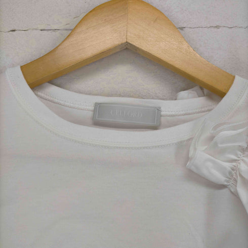 セルフォード CELFORD 24SS アシメフリルギャザーカットソー レディース US:36
