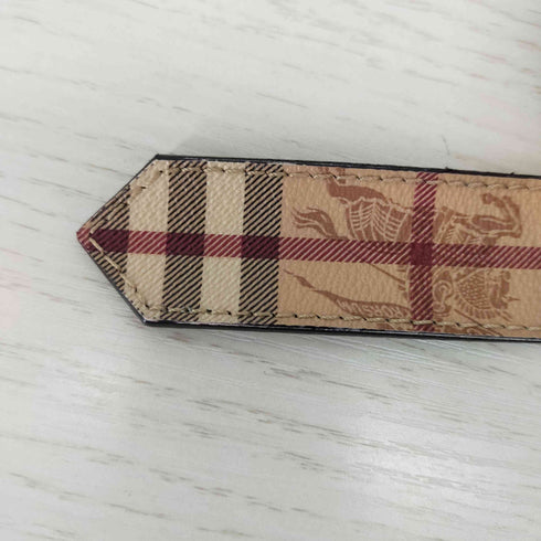 バーバリー BURBERRY バーバリーチェックベルト 金バックル メンズ