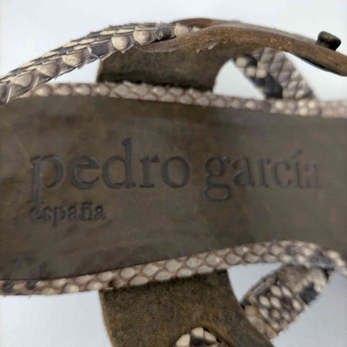 ペドロガルシア Pedro Garcia パイソン サンダル レディース JPN:37