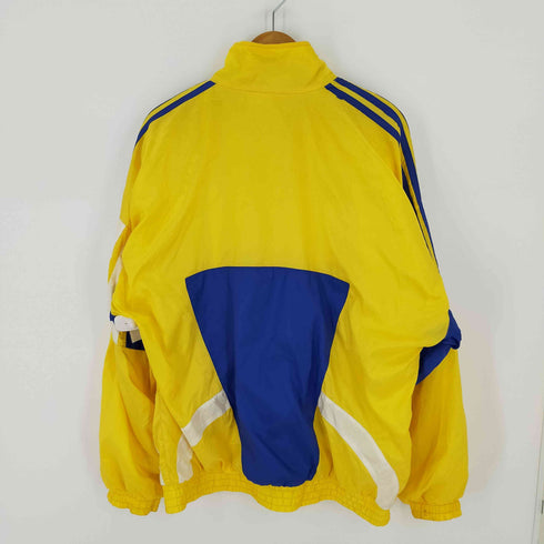 アディダス adidas 80-90S 銀タグ ビックシルエットバイカラーナイロンジャケット メンズ 09 F198