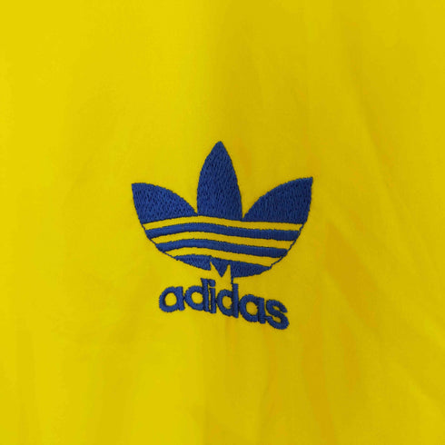 アディダス adidas 80-90S 銀タグ ビックシルエットバイカラーナイロンジャケット メンズ 09 F198
