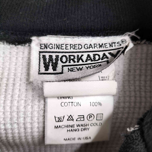 エンジニアードガーメンツ Engineered Garments WORKADAY MADE IN USA ダブルジップフーディ レディース
