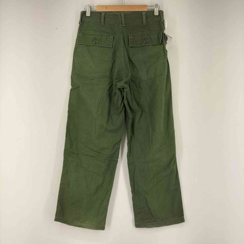 ユーエスアーミー US ARMY 60S 69年会計 コットンサテン ベイカーパンツ メンズ 30×29