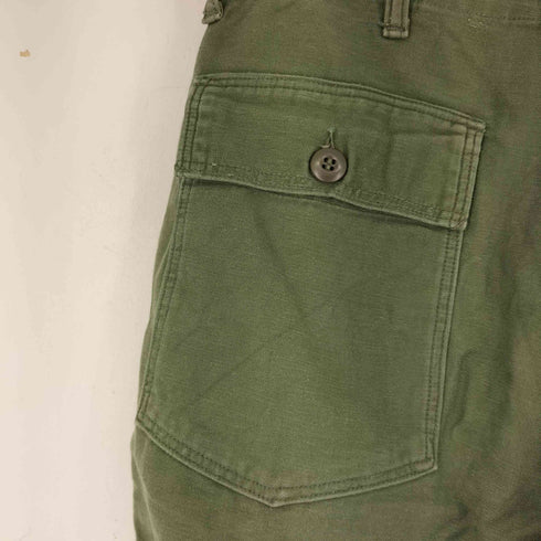 ユーエスアーミー US ARMY 60S 69年会計 コットンサテン ベイカーパンツ メンズ 30×29