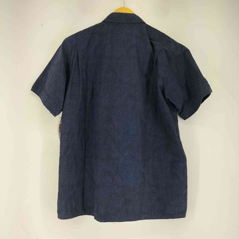 エンジニアードガーメンツ Engineered Garments Camp Shirt リネン混 ペイズリー刺繍 メンズ JPN:S