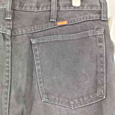フルギ RUSTLER ブラックデニムパンツ メンズ 36×30