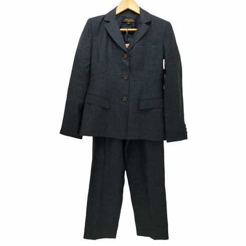 ブルックスブラザーズ BROOKS BROTHERS USA製 3B リネンテーラードジャケット セットアップ 1タックワイドパンツ レディース ジャケット4P パンツ6P