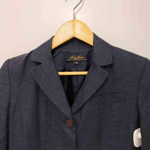 ブルックスブラザーズ BROOKS BROTHERS USA製 3B リネンテーラードジャケット セットアップ 1タックワイドパンツ レディース ジャケット4P パンツ6P