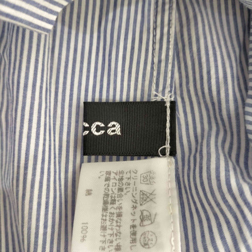 ズッカ ZUCCa フリルデザイン ストライプブラウス レディース JPN:M