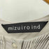 ミズイロインド mizuiro ind 21SS コットンピンタックノースリーブシャツ レディース