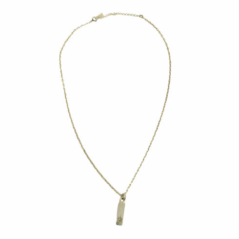 ゲンリ Genri 925刻印 プレートネックレス メンズ