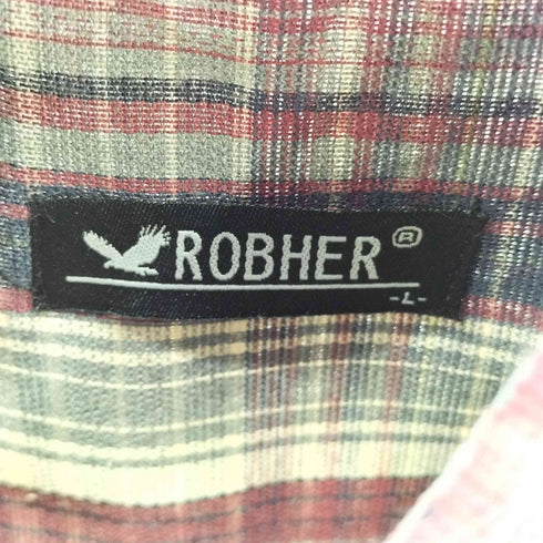 ROBHER チェック S/Sシャツ メンズ JPN:L