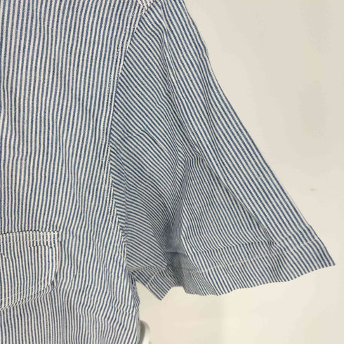 リーバイス Levis 80S SHIRT FAMILY フラップポケット ヒッコリー ワークシャツ 87年製 メンズ import:L