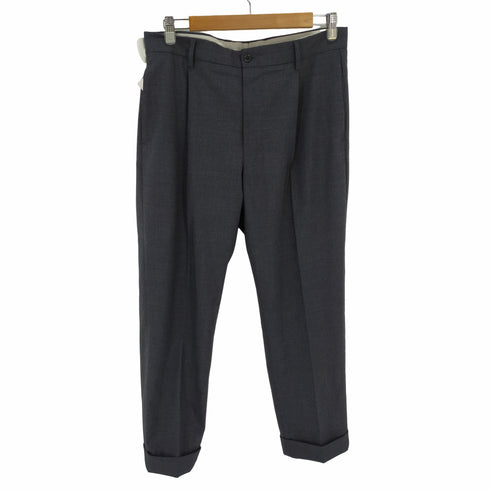 ユナイテッドアローズグリーンレーベルリラクシング UNITED ARROWS green label relaxing トロピカル 1プリーツ スラックス -ウォッシャブル・ストレッチ メンズ JPN:L