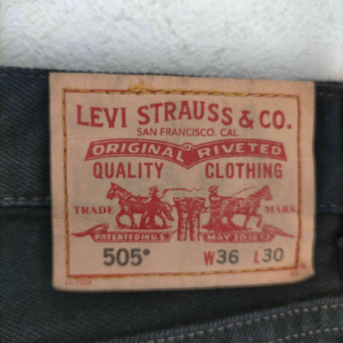 リーバイス Levis 505 00s REGULAR FIT ジッパーフライデニムパンツ メンズ W36/L30