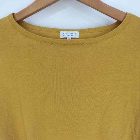 マッキントッシュフィロソフィー MACKINTOSH PHILOSOPHY クルーネックコットンセーター レディース EUR:38