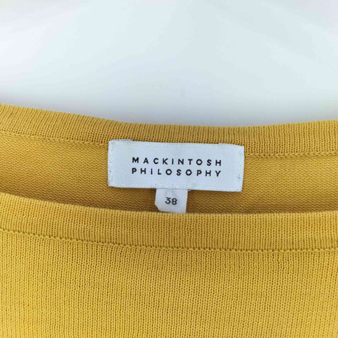 マッキントッシュフィロソフィー MACKINTOSH PHILOSOPHY クルーネックコットンセーター レディース EUR:38