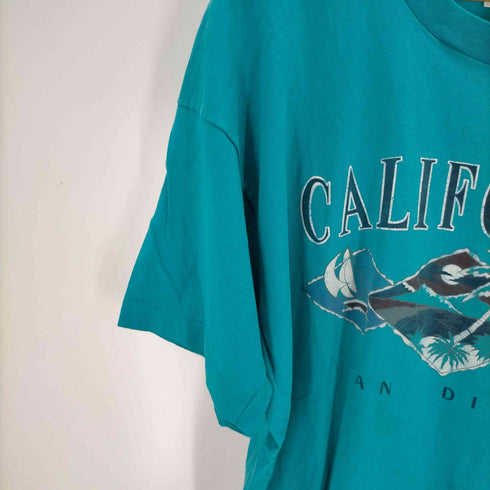 フルーツオブザルーム FRUIT OF THE LOOM 90s USA製 シングルステッチ CALIFORNIA Tシャツ メンズ JPN:XL